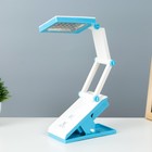 Настольная лампа "Котик" LED 4Вт USB АКБ бело-синий 7х13х35 см - фото 3795747