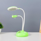 Настольная лампа "Сентра" LED 4Вт USB АКБ зеленый 10х11,5х40,5 см - фото 1665431