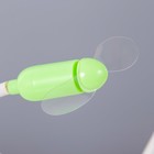 Настольная лампа "Сентра" LED, вентилятор 4Вт USB АКБ зеленый 10х11,5х40,5 см RISALUX 7862314