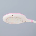 Настольная лампа "Сентра" LED, вентилятор 4Вт USB АКБ розовый 10х11,5х40,5 см RISALUX - фото 21857011