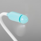Настольная лампа "Сентра" LED 4Вт USB АКБ голубой 10х11,5х40,5 см RISALUX - Фото 10