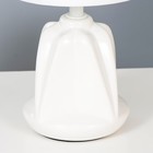 Настольная лампа "Лаура" Е14 40Вт белый 13х13х26,5 см RISALUX - Фото 5