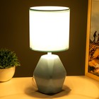 Настольная лампа "Латея" Е14 40Вт голубой 13х13х28 см RISALUX - Фото 3