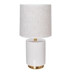 Настольная лампа «Лорена» Е27 40 Вт бежевый 17×17×36 см RISALUX - фото 41447295