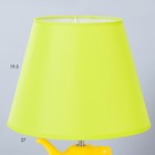 Настольная лампа "Птичка" Е14 40Вт желто-зеленый 28х28х47 см RISALUX - Фото 4