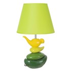 Настольная лампа "Птичка" Е14 40Вт желто-зеленый 28х28х47 см RISALUX - Фото 9
