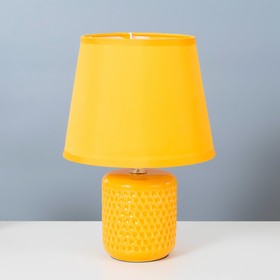 Настольная лампа "Манолия" Е14 40Вт желтый 18х18х27 см RISALUX