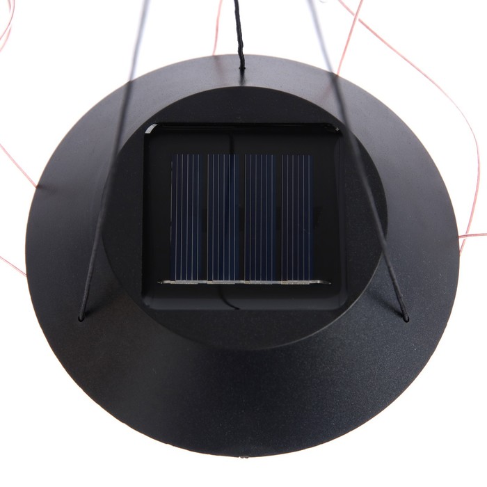 Садовый светильник на солнечной батарее «Стрекозы», 12.5 × 86 × 12.5 см, 6 LED, свечение тёплое белое - фото 1910488583