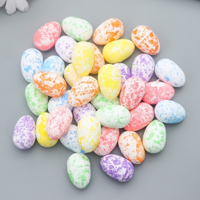 Набор фигурок пасхальных «Яйцо - блеск в пятнах», 36 шт., 3×2×2 см