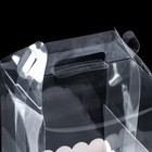 PVC Коробка для бенто-торта 16 х 16 х 18 см - Фото 3