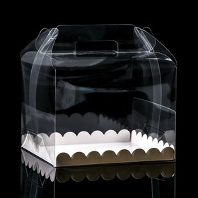 PVC Коробка для торта 20 х 20 х 15 см