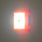 Ночник "Квадро 2" LED от батареек 4хАА красный 2х8,5х8,5 см RISALUX - Фото 3