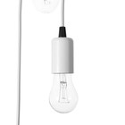 Светильник "Трио" Е27 60Вт белый 12х12х20-100см - фото 21857401