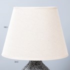 Настольная лампа "Тайни" E14 40Вт серый 24,5х24,5х39 см RISALUX - фото 21857461