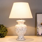 Настольная лампа "Ални" E14 40Вт белый 28х28х44 см RISALUX - фото 21857466