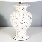 Настольная лампа "Ални" E14 40Вт белый 28х28х44 см RISALUX - фото 21857469