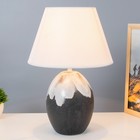 Лампа настольная RISALUX «Вайли», E14, 40 Вт, серая, 25×25×28 см  (артикул 9107933)  большой выбор товаров оптом и в розницу по низким ценам с доставкой