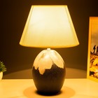 Лампа настольная RISALUX «Вайли», E14, 40 Вт, серая, 25×25×28 см  (артикул 9107933)  большой выбор товаров оптом и в розницу по низким ценам с доставкой