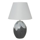 Лампа настольная RISALUX «Вайли», E14, 40 Вт, серая, 25×25×28 см  (артикул 9107933)  большой выбор товаров оптом и в розницу по низким ценам с доставкой