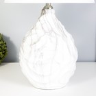 Настольная лампа "Скарла" E14 40Вт бело-серый 30х30х46 см RISALUX - фото 21857520