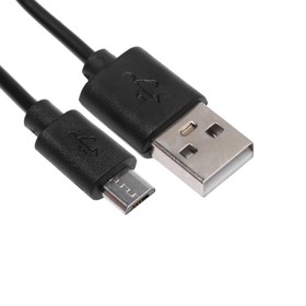 Кабель Red Line (УТ000023132), microUSB - USB, 1 м, зарядка + передача данных, чёрный 9319407