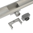 Трап TIM BAD456002, 70 х 600 мм, под плитку, гидро+сухая защита от запаха - Фото 7