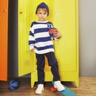 Джемпер детский KAFTAN, цвет белый/синий, р.32 (110-116 см) - Фото 3