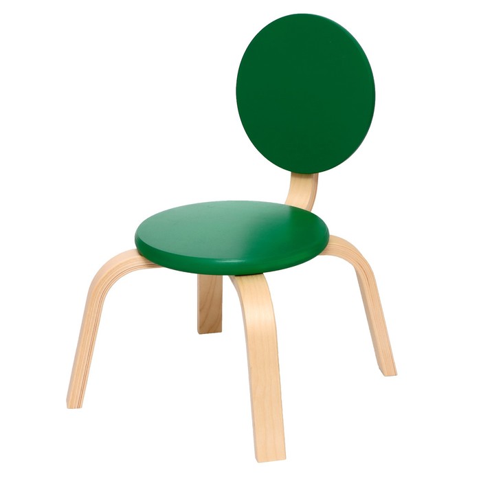 Стул детский «Ромашка» (0), цвет зелёный, спинка и сидушка - Фото 1