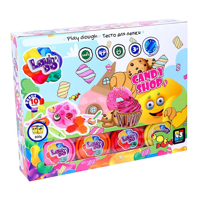 Набор теста для лепки Candy Shop - Фото 1