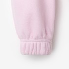 Костюм флисовый детский (толстовка, брюки) MINAKU цвет светло-сиреневый, рост 68-74 - Фото 8