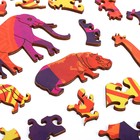 Пазл деревянный фигурный «‎Легенды Африки»‎, чёрная коробка - фото 24365448