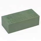 Губка флористическая для живых цветов, букетов "UPAK LAND" 22.5×10.5×7 см - Фото 4