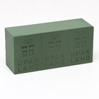 Губка флористическая для живых цветов, букетов "UPAK LAND" 22.5×10.5×7 см - Фото 5