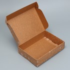 Коробка подарочная складная крафтовая, упаковка, «Eco-friendly», 21 х 15 х 5 см - Фото 3