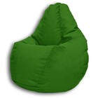 Кресло-мешок «Груша» Позитив Real A, размер M, диаметр 70 см, высота 90 см, велюр, цвет зелёный - Фото 2