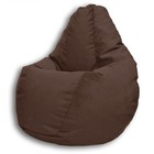 Кресло-мешок «Груша» Позитив Lovely, размер M, диаметр 70 см, высота 90 см, велюр, цвет шоколад - Фото 2