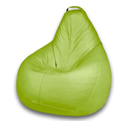 Кресло-мешок «Груша» Позитив Кольт, размер M, диаметр 70 см, высота 90 см, искусственная кожа, цвет зелёный