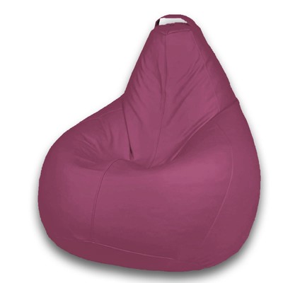 Кресло-мешок «Груша» Позитив Favorit, размер M, диаметр 70 см, высота 90 см, искусственная кожа, цвет розовый