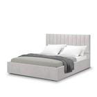 Кровать с подъёмным механизмом «Рица 1», 1600 × 2000 мм, велюр, цвет конфетти сильвер - фото 2109904
