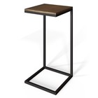 Стол приставной Simple Nut, 350х350х716, Черный муар - Фото 1
