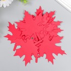 Заготовка из фоамирана «Лист клена», 10.5×9 см, набор 10 шт., красный - фото 60808048