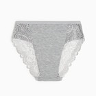 Трусы женские слипы, цвет серый, р-р 48-50 9302736