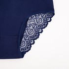 Трусы женские слипы, цвет темно-синий, р-р 50-52 - фото 35944570