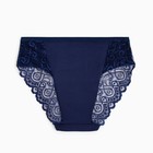 Трусы женские слипы, цвет темно-синий, р-р 50-52 - фото 35944571