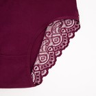 Трусы женские слипы, цвет бордовый, р-р 46-48 - фото 51749838