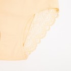 Трусы женские слипы, цвет бежевый, р-р 46-48 - фото 49546380