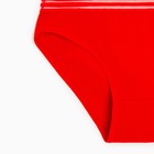 Трусы женские слипы, цвет красный, р-р 42-44 - фото 33060049