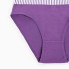 Трусы женские слипы, цвет темно-фиолетовый, р-р 42-44 - фото 48717223
