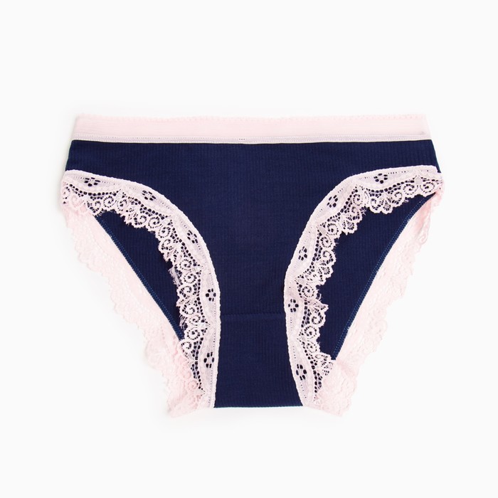 Трусы женские слипы, цвет темно-синий, р-р 44-46 - Фото 1