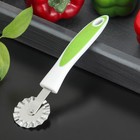 Нож для пиццы и теста Доляна Style, 18 см, ручка sоft-tоuch, цвет МИКС - Фото 1